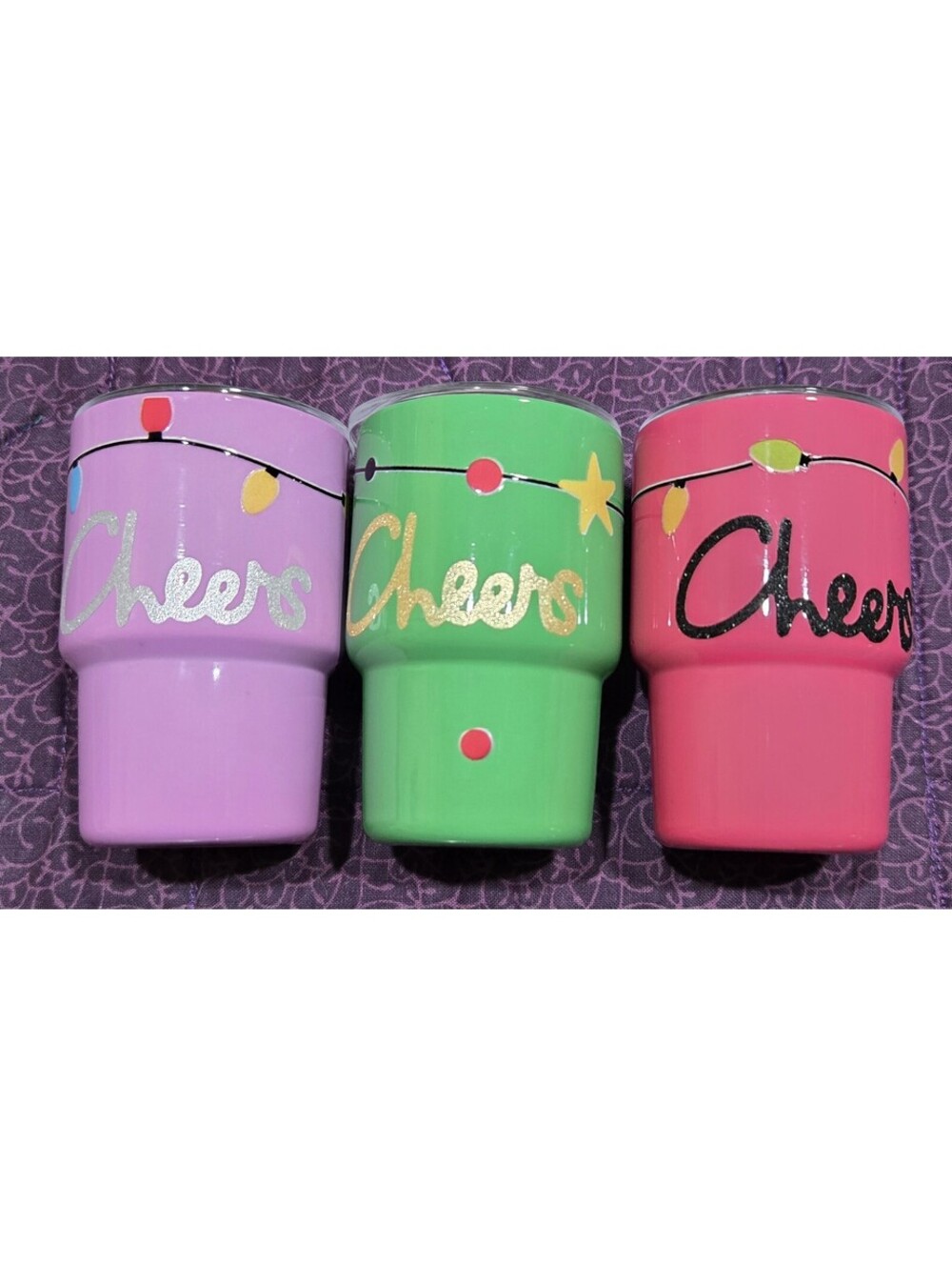 3oz Mini Tumbler Christmas Cheers 3pc